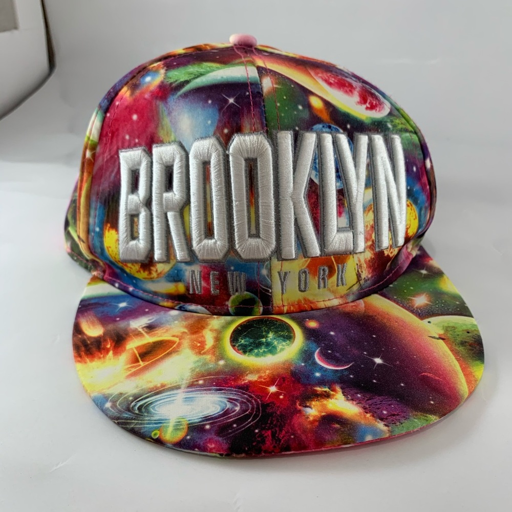 Brooklyn cosmos snap back hat
